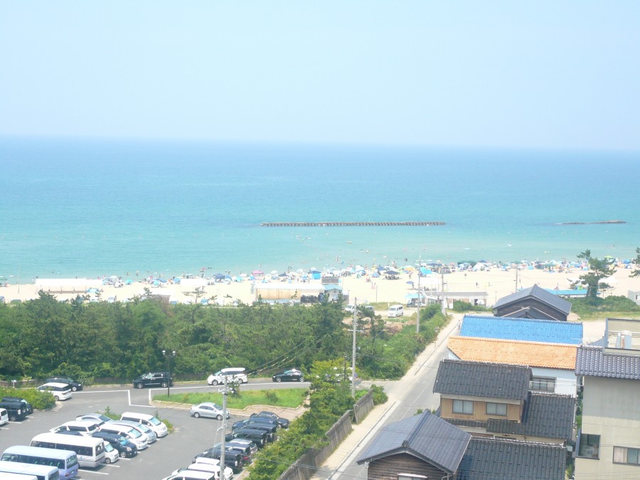 今日の夕日ヶ浦海水浴場　7月28日